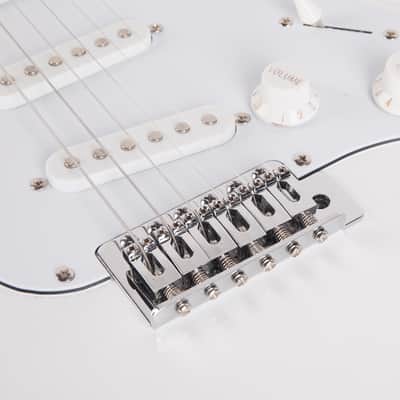 Ukscs Rosewood Fingerboard Electric Guitar - White image 12