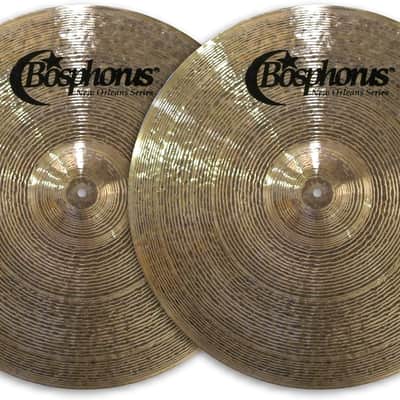 Bosphorus Cymbals 13" New Orleans Series Jazz Hi-Hats (Pair) image 1