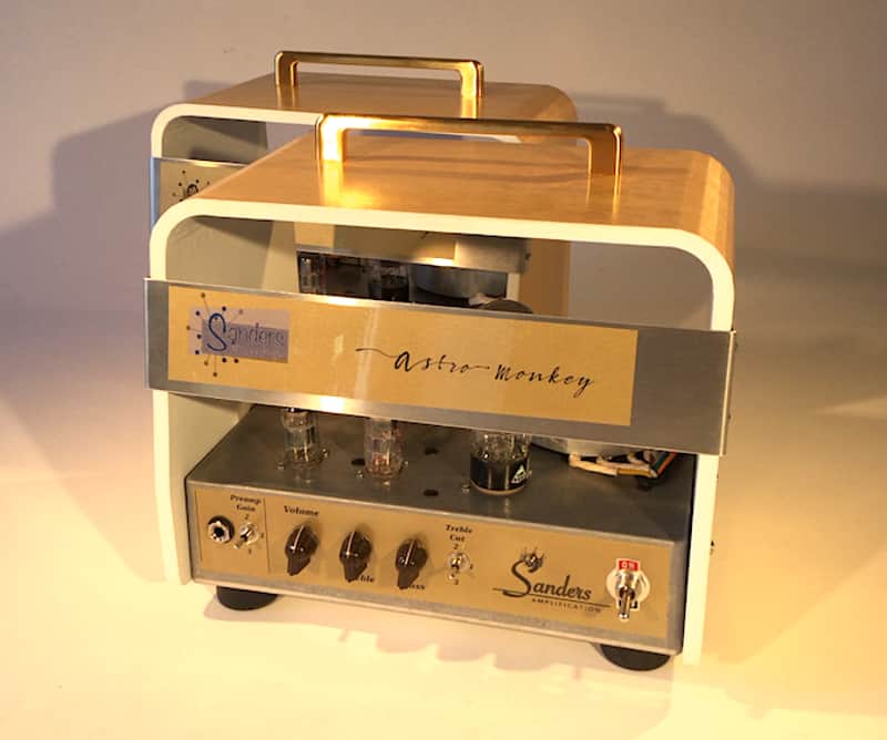 Sanders Amplification Astro-Monkey: Boutique 12W Hand Wired Guitar Amp 2026 - Bent wood cabinet image 1