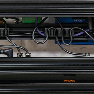 NuX Bumblebee Medium Dual Tier Aluminum Pedalboard w Deluxe Carry Bag & FAST n Free Shipping image 7