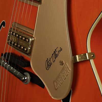 1964 Gretsch Chet Atkins 6120 Nashville Western Orange with HANG TAG image 7