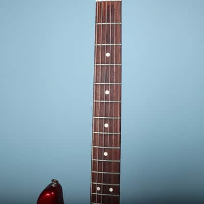 1998 Fender Deluxe Powerhouse Stratocaster Electric Guitar Red image 4