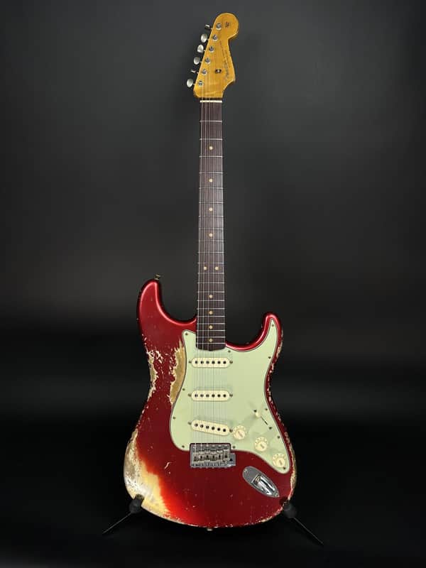 Fender Custom Shop 1963 Stratocaster Super Heavy Relic - Candy Apple Red image 1