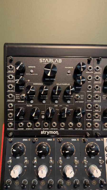 Strymon StarLab Black Time-Warped Reverberator 2023 - Present - Black image 1