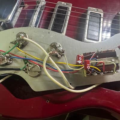Teisco ET-300 Guitar - German Musima Pickups - Clean Player - 1964 image 22
