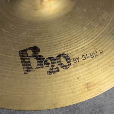 1980s Sabian B20 14" Hi-Hat Pair image 6