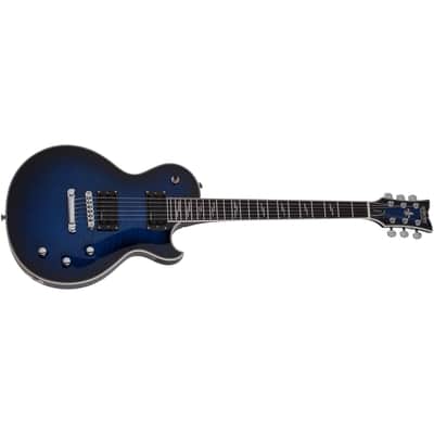 Schecter Solo-II Supreme Electric Guitar See Thru Blue Burst + Hard Case BRAND NEW Solo II image 2