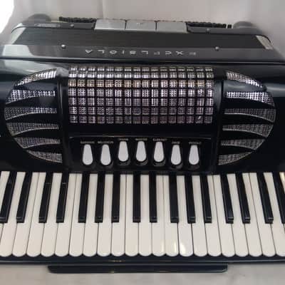 2859 - Black Excelsior Excelsiola Piano Accordion LMH 41 120 image 2