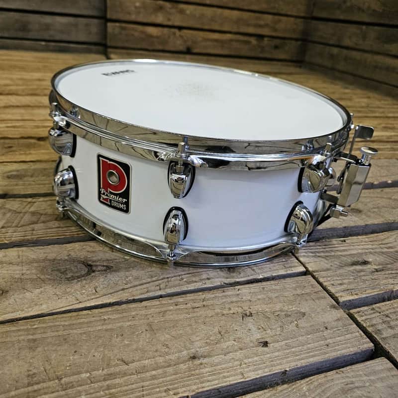 Snare Drum 14" Premier Revolution, White USED! RKPSF180826 image 1