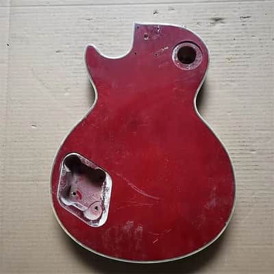 Red Les Paul Style Guitar Body DIY Project image 2