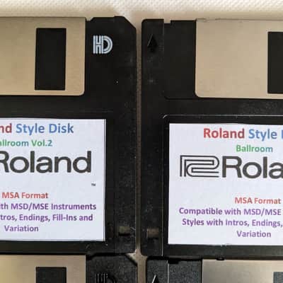 Roland Keyboard Floppy Disk Styles Collection image 10