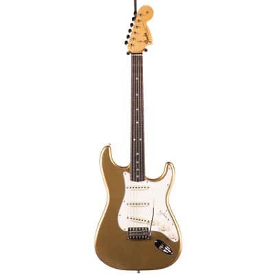 Fender Custom Shop 1966 Stratocaster DLX Closet Classic Aged Aztec Gold (061) image 8