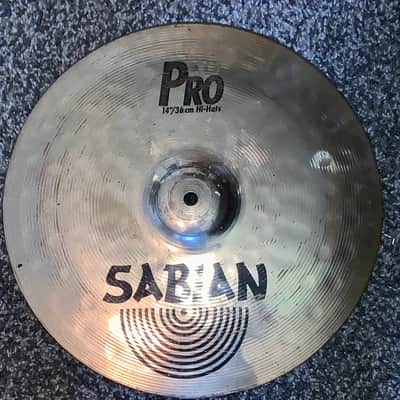 Sabian pro 14" inch Hi-Hat Cymbals (Pair) 2002 - 2018 - Brilliant image 2