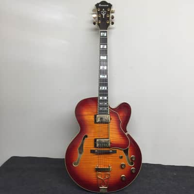 Ibanez AF155-AWB Artstar Standard 2012 Aged Whiskey Burst with OHSC image 1