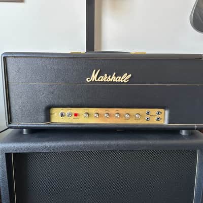 1974 Marshall JMP 1959 Super Lead 2-Channel 100-Watt Guitar Amp Head 1967 - 1975 - Black image 1