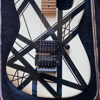 Jackson USA Strat 1989 - Striped B/W image 1
