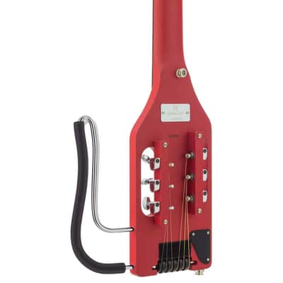 Traveler Guitar Ultra-Light Acoustic Travel Guitar (Vintage Red) image 4
