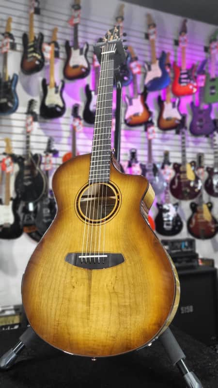 Breedlove ECO Pursuit Exotic S Concert CE Acoustic-electric - Amber Myrtlewood Auth Dealer! 743 image 1