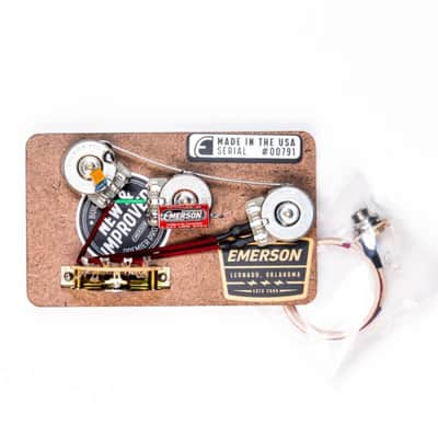 Emerson Custom Premier Pro Stratocaster 5-Way Blender 250k Ohm Pot Prewired Kit image 1