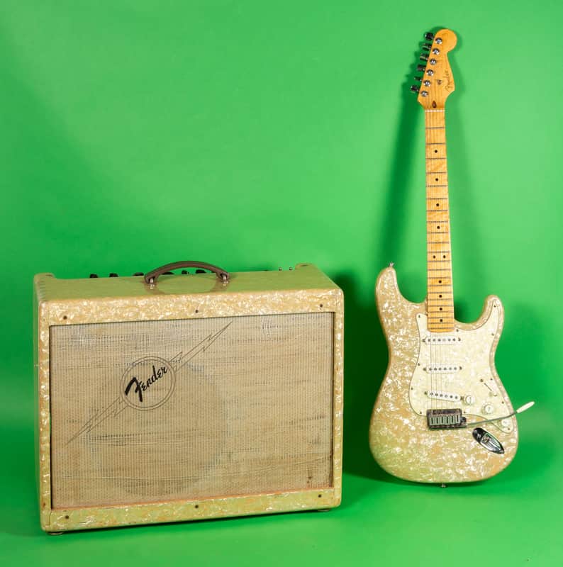 Fender Custom shop Stratocaster Mother of Toilet seat set 1995