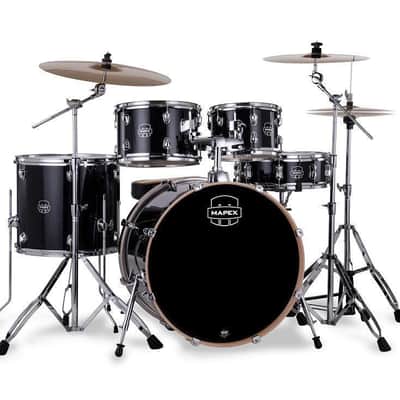 Mapex Venus 5 Piece Drum Kit | Black Galaxy Sparkle image 1
