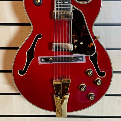 Ibanez GB10SEFM-SRR George Benson Signature Sapphire Red Electric Guitar image 2