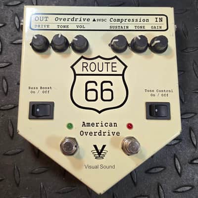 Visual Sound Route 66 American Overdrive Compressor Pedal Comp V1 Original