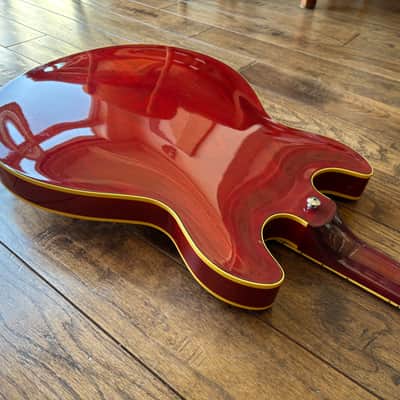 1980s Yamaha SA-1000 Super Axe Semi Hollow ES Electric Guitar Cherry MIJ Japan image 14