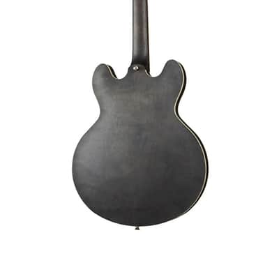 Epiphone Casino Worn Hollowbody Electric Guitar - Worn Ebony image 3
