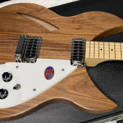 NEW! Rickenbacker 330W Walnut - Semi Hollow Electric Guitar - Authorized Dealer - 7lbs - G07465 image 4