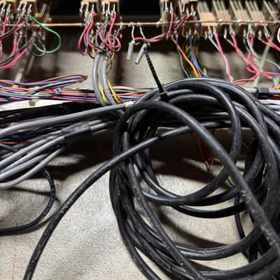Vintage Longframe TT Bantam Patchbay & Cabling - Recording Studio Broadcast / Military Belden 8451 image 11