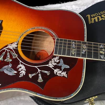 NEW! Gibson Hummingbird Custom Koa - Dealer Select - Autumnburst - Authorized Dealer - Custom Shop - 4.75 lbs - G07088 image 2