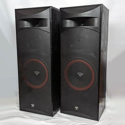 Cerwin-Vega CLS-12 3-Way 12" 12" 3-Way Tower Floor-Standing Loudspeaker System - Pair - Black image 1