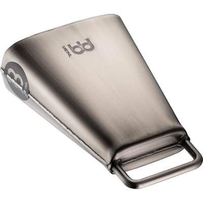 Meinl Handheld 6 1/4 Hand Brushed Steel Finish Bell image 4