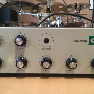 Rauland Precedence PR1606 Amplifier PA System 4 Mic XLR image 2