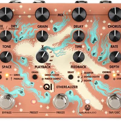 Walrus Audio Qi Etherealizer Multi-effects Pedal - Terracotta (QiEtherealTd1) image 1