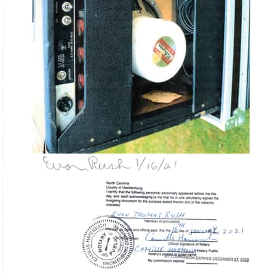 STEVIE RAY VAUGHAN's MAIN Recording and Live Amplifier - 1967 Fender Twin Reverb Electro Voice SRO image 20