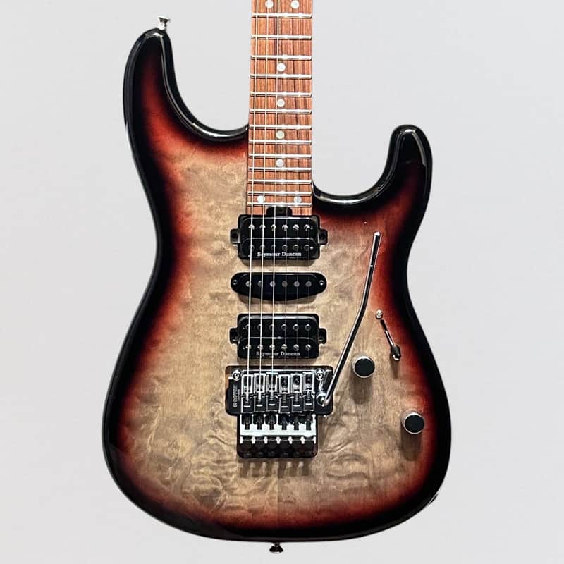 Charvel MJ San Dimas Style 1 HSH FR M QM Electric Guitar - Midnight Glow image 1