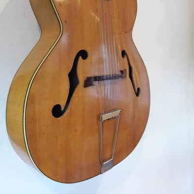 Kay 17" art deco high end archtop 1950 Antique Blonde image 2