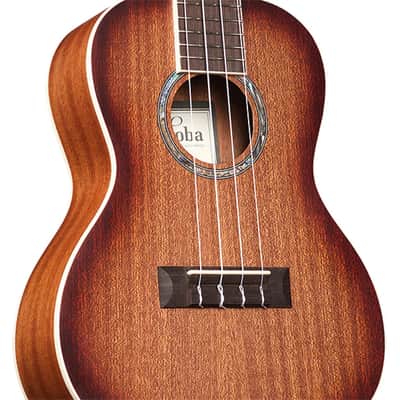 Cordoba 15CM-E Concert Ukulele, Mahogany w/ Edgeburst image 2