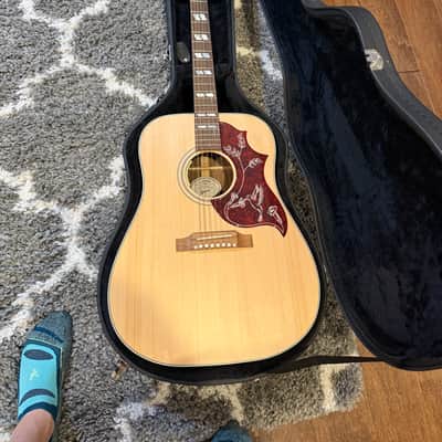 Gibson Hummingbird Studio Walnut 2023 - Satin Natural - upgraded electronics image 10