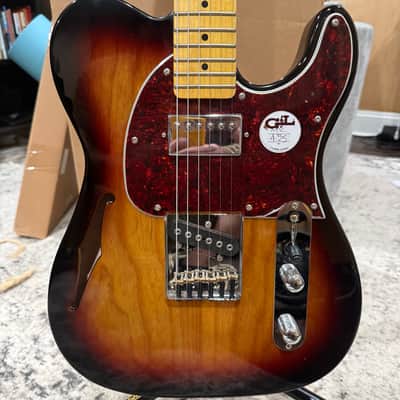 G&L Tribute Series ASAT Classic Bluesboy Semi-Hollow with Maple Fretboard 2010 - Present - 3-Tone Sunburst image 1