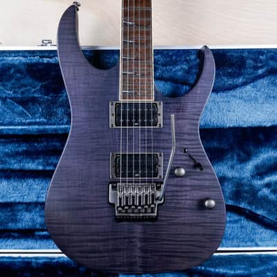 Ibanez RGT42DXFM Standard 2006 Transparent Lavender Flat Neck Through w/ OHSC image 1