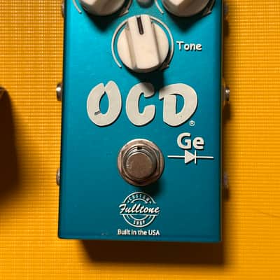Fulltone Custom Shop OCD-GE Germanium Overdrive 2019 - Tahitian Teal image 2