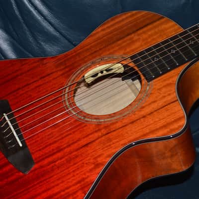 Breedlove Oregon Concert Thinline Hot Rod CE LTD Limited Edition 2024 - Hot Rod Fade image 2