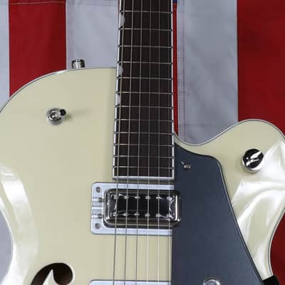 Gretsch G5420T Electromatic Classic Hollow Body Single-Cut with Bigsby - Two-Tone Vintage White / London Grey image 4