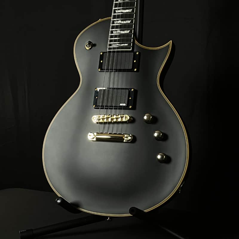 ESP LTD EC-1000 with Ebony Fretboard 2024 - Korea - Vintage Black image 1