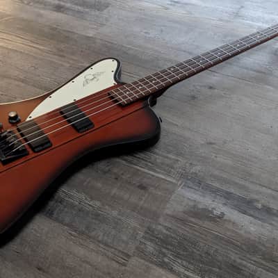 Lefty 1990s Tokai TB48 Thunderbird Vintage Sunburst (2-tone) - Made in Korea image 3