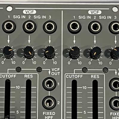 Behringer 121 Dual VCF Eurorack Synthesizer Module 2020 - Present - Black image 2