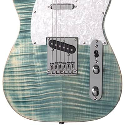 Michael Kelly 1953, Blue Jean Wash, Flame Maple Top, Alder Body, Maple Neck image 2